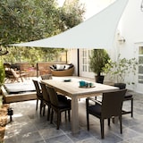 thumbnail of Toldo de sombra triangular aktive garden branco