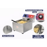 thumbnail of Gasfrit – Elektrische friteuse 8 liter zonder aftapkraan, 3000 W, met hoogwaardige E.G.O-thermostaat