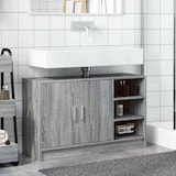 thumbnail of vidaXL Waschbeckenunterschrank Grau Sonoma 90x29x55 cm Holzwerkstoff
