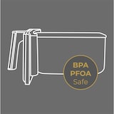 thumbnail of G3 Ferarri Friggitrice e Griglia ad Aria Friggisano BBQ 1700W, 37.5x26x45, nero/grigio G10181