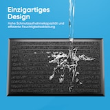 thumbnail of Fußmatte Außen Schmutzfangmatte für Draußen - 50 x 80 cm schwarzem Aluminiumrand Wetterfester Fußabstreifer Outdoor Fußmatte