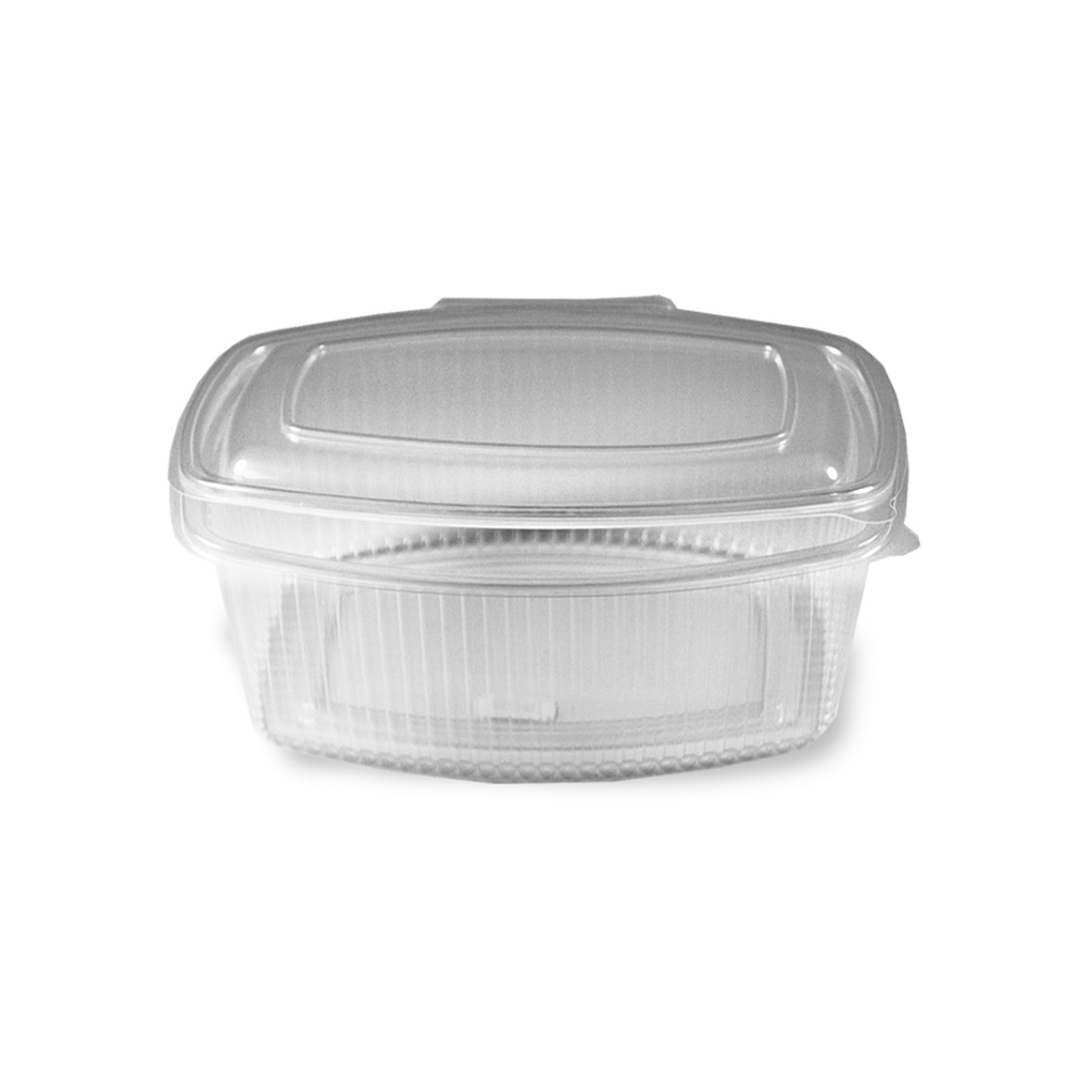250x Feinkostbecher klar mit angehängtem Deckel 250 ml PP