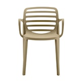 thumbnail of EME Mobiliario Silla apilable de exterior Siena Arena con reposabrazos. 100% Polipropileno