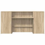 thumbnail of Bureau réception chêne sonoma 200x50x103,5 cm bois d'ingénierie Modèle Atlas Infinite Select