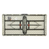 thumbnail of Mesa dobrável ajustável em altura Lifetime 122x61x61-86 cm