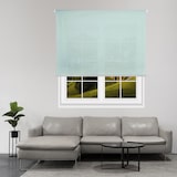 thumbnail of WellHome - Doorschijnend polyester rolgordijn 130 x 175 cm (Breedte x Hoogte) lichtblauw