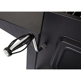 thumbnail of Holzkohlegrill HWC-K94, Grillwagen Standgrill BBQ Gartengrill mit Deckel Ablage, Stahl Emaille 110x153x60cm schwarz