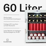 thumbnail of Coachella 60 Smart Kühlschrank | Wifi | LED | 3 Böden | Hintergrundbeleuchtung | EEK E Weiß
