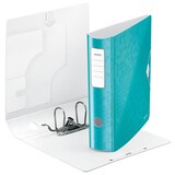 thumbnail of Leitz 180° Active WOW Ordner Breit DIN A4 82 mm Eisblau 2 Ringe 1106 Polyschaum Glänzend Hochformat 60% Recycelt