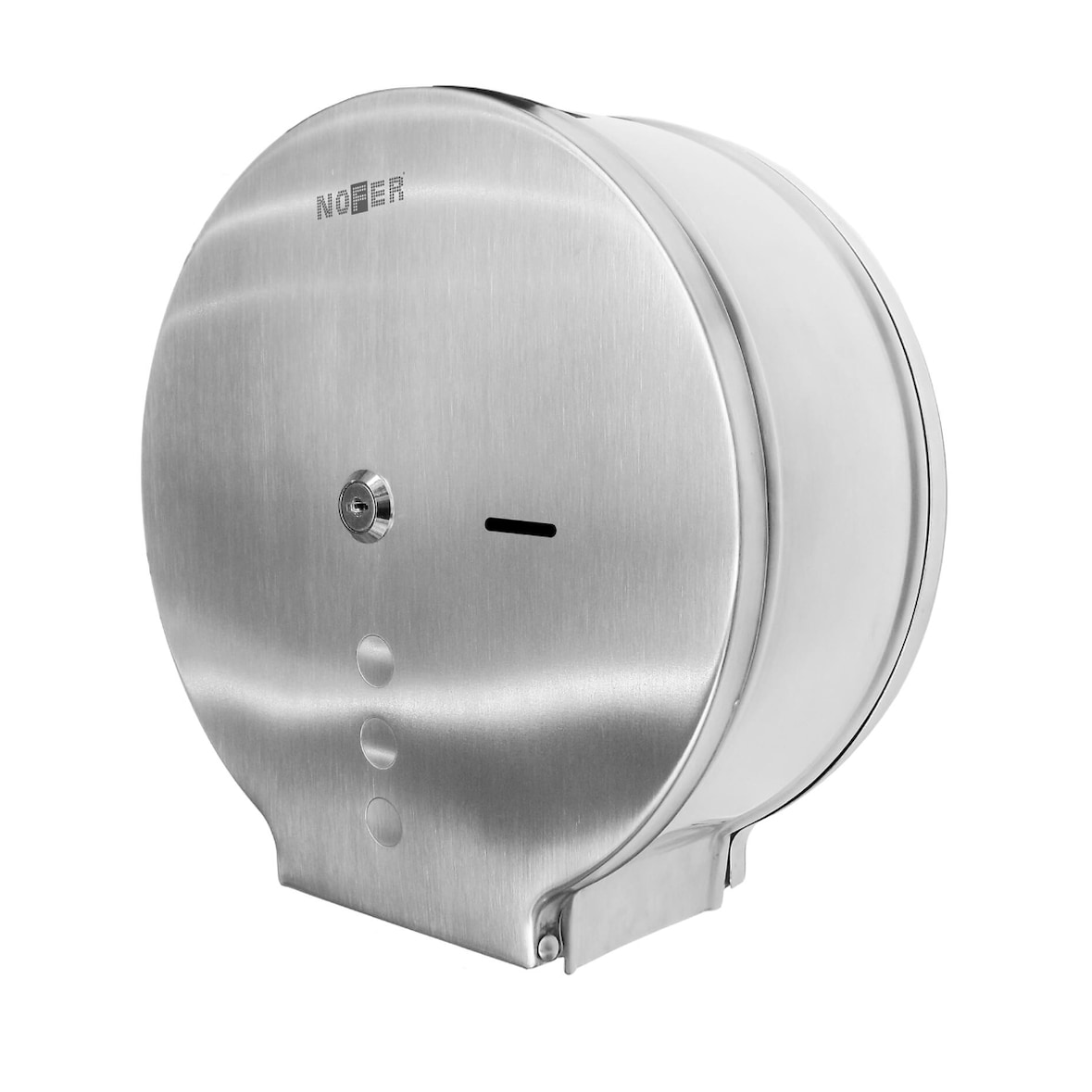 Portarrollos Industrial de Acero Inoxidable Cepillado