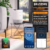 thumbnail of Brandson Luftreiniger HEPA Aktivkohlefilter, Smart Home App, Air Purifier 158 m³/h, Allergiker geeignet, leise, 45 m²