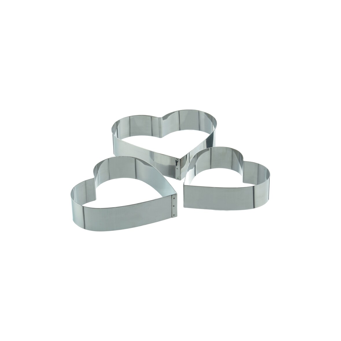 Schneider - Tortenring "Herz", Edelstahl, 230 x 50 mm