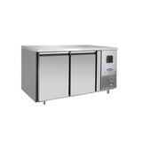 thumbnail of Atosa, Tavolo refrigerato 600 BT 2 porte, piano acciaio inox 304, corpo acciao inox 201, 1360 x 600 x 850 mm (L x P x A),grigio