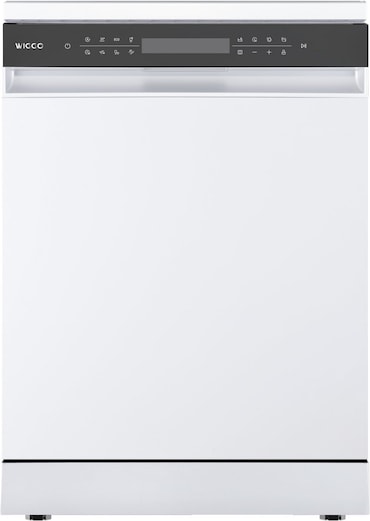 Wiggo WD-F6148B(W) Vrijstaande Vaatwasser - 60 cm - Wit