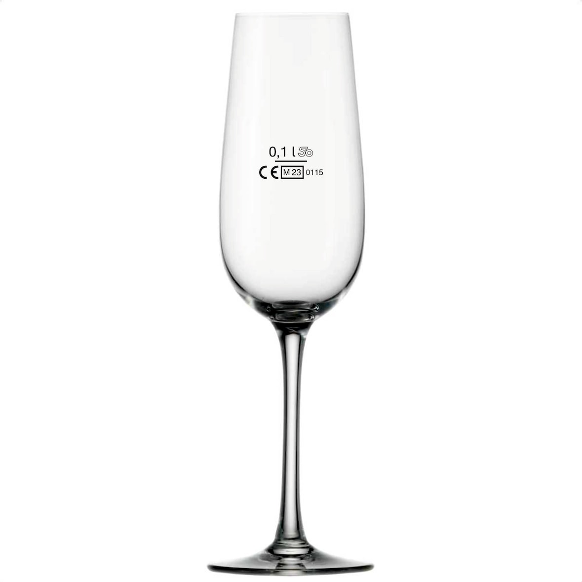 METRO Professional Champagneglas Aveiro, kristalglas, 20 cl, geijkt, 6 stuks