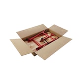 thumbnail of Banco da lavoro per officina - tavolo pieghevole in legno e acciaio per il fai da te - 120 cm (L) x 62,5 (P) cm x 83 cm (H)