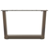 thumbnail of vidaXL Couchtischbeine V-Form 2 Stück Naturstahl 60x(30-31,3) cm Stahl