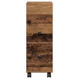 thumbnail of vidaXL Badschrank Schmal mit Rollen Altholz-Optik Holzwerkstoff