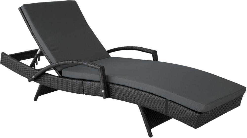 Helloshop26 - Bain de soleil chaise longue transat meuble jardin 5 ...
