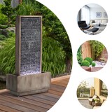thumbnail of Imperia Gartenbrunnen In/Outdoor 10W Pumpe 10m Kabel verzinkt Steingrau