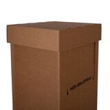 thumbnail of 18x Kleiderbox Stülpdeckel Aufsatz Verstärkung Deckel 628x528x150 braun BB-Verpackungen
