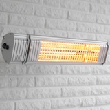 thumbnail of VASNER Appino 20 Infrarot Heizstrahler 2000 Watt Infrarotstrahler Silber für Outdoor, IP65 nässegeschützt