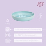 thumbnail of James Cooke Bliss tiefe Teller - 2er-Set, Steingut, Ø 22 cm, hellblau, Seidenglanz
