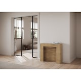 thumbnail of Consola extensível 90x25/211 cm Kiba Quercia Natura