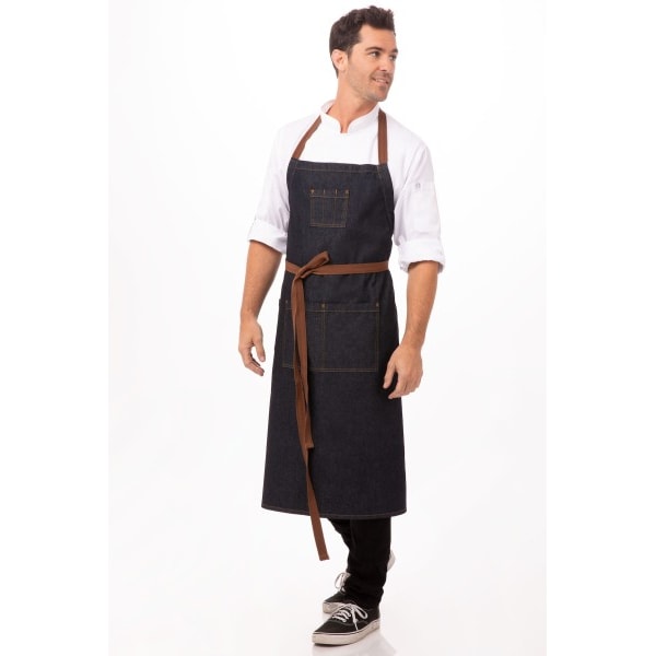 Chef Works Memphis lang schort indigo