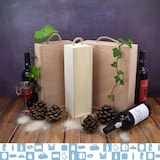 thumbnail of Espirito Rebelde Holzkiste für Wein 100x100x345 mm (1 Flasche) - Weinkiste aus Holz, Weingeschenkbox, Holz-Geschenkkiste für Flaschen