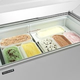 thumbnail of TEFCOLD Speiseeisvitrine IC301SC+SO 296l Weiß