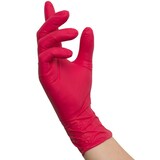thumbnail of 1000 Nitras RED WAVE Nitrilhandschuhe | Gr. S | rot | Einweghandschuhe
