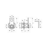 thumbnail of Batteuse BAL, compatible avec la distribution postale, épaisseur maxi 1,2mm, 2 cames, 2 clés - THIRARD