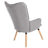 thumbnail of Fauteuil Garding Tissu Gris