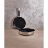 thumbnail of SAN IGNACIO Set 2 padelle (20+24cm) in acciaio inox con rivestimento interno antiaderente - per induzione senza PFOA linea Sella