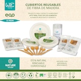 thumbnail of WellHome - Verpakking met 36 stuks herbruikbaar bestek