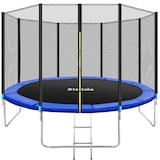 thumbnail of tectake Trampolín Garfunky con red de seguridad  Negro/Azul
