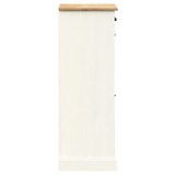 thumbnail of Helloshop26 - Armoire à chaussures range chaussures rangement meuble entrée couloir salon 60 x 35 x 96 cm bois massif de pin blanc 02_0022112