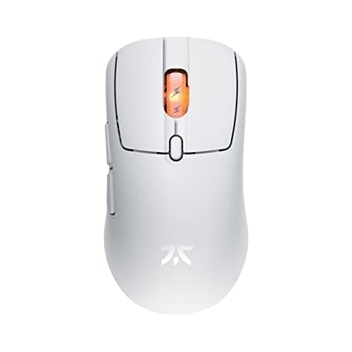 Souris de jeu sans fil fnatic bolt blanche - capteur pixart 3370,