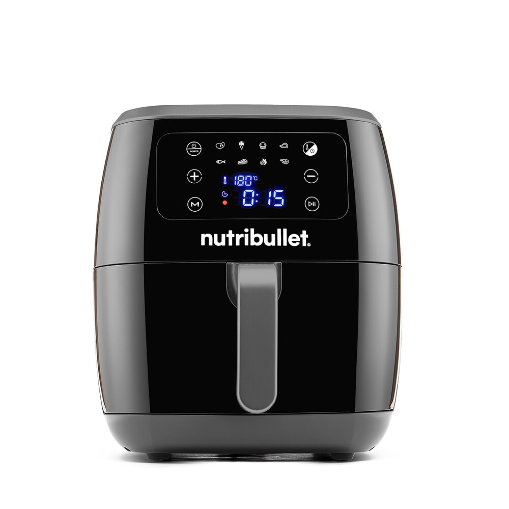 Friteuse Sans Huile Nutribullet Xxl Digital Air Fryer Nba071b 1800 W Noir Et Gris