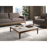 thumbnail of Angel Cerdá  Tavolino quadrato in finto vetro marmo e legno di noce 2042C