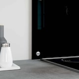 thumbnail of vidaXL Küchenrückwand Schwarz 80x60 cm Hartglas