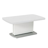 thumbnail of Vierhaus Couchtisch Platte und Wangen Melamin Dekor weiß, Wangen =  Auszugsplatten, ausziehbar und höhenverstellbar