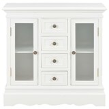 thumbnail of Helloshop26 - Buffet bahut armoire console meuble de rangement blanc 70 cm bois de pin massif 4402057