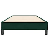 thumbnail of vidaXL Boxspringbett ohne Matratze Dunkelgrün 100x220 cm Samt
