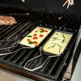 thumbnail of Boska Cheese Barbeclette/Raclette für ein geschmackvolles Grillen/Edelstahl/Schwarz / 175 x 85 x 10 mm