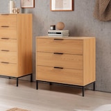 thumbnail of Commode Auri 3 tiroirs couleur Chêne