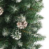 thumbnail of vidaXL Kunstkerstboom smal met standaard 210 cm PVC