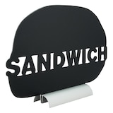 thumbnail of Securit® Pizarra de mesa - Silueta Sandwich - Base de aluminio - Rotulador de tiza incluido