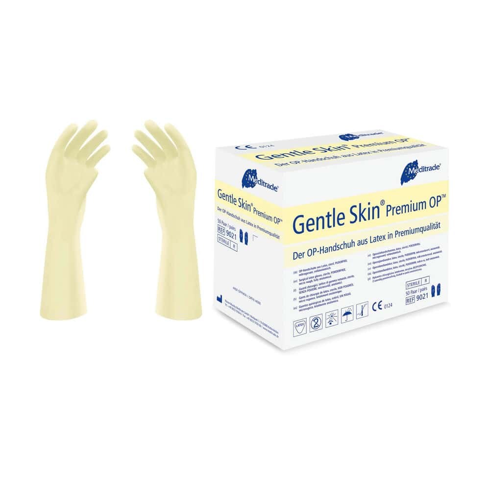 Meditrade®Gentle Skin Premium OP,steril, Größe 8